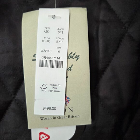 Blue and Black Checkered Wool Barn Field Jacket - JCrew - Size Med - Picture 6 of 14